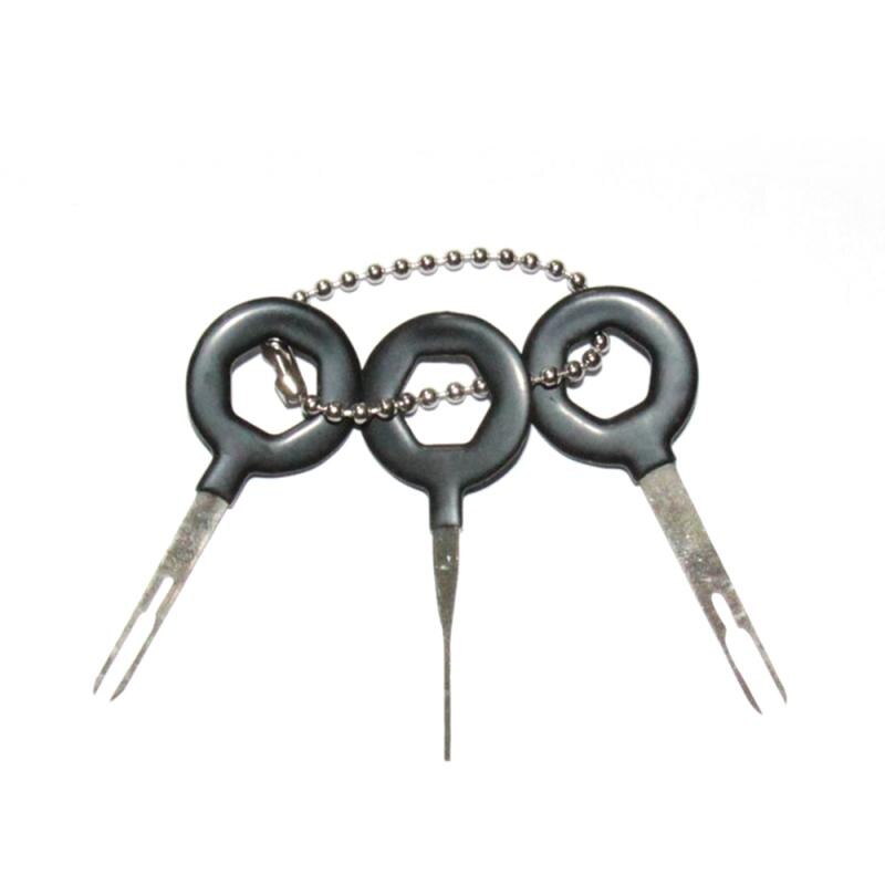 26/36 stk bilstik terminal fjernelse værktøjssæt terminal pin retractor pick nålesele terminal pick nåle retractor
