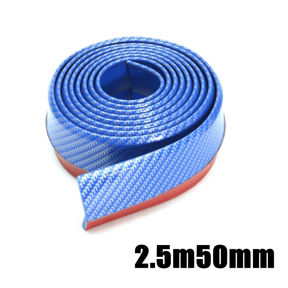 2.5m Anti-scratch Strip Car Front Bumper Protector Rubber Bumper Guards Lip Mouldings Splitter Chin Body Door Pedal Trim