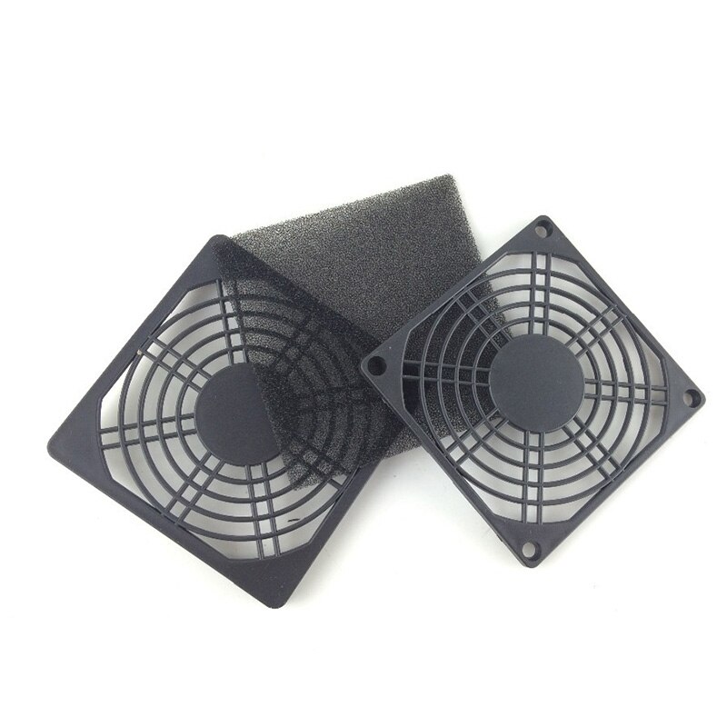 Abs dammtät fläktfilter nylonplatta för pc-datorhölje kylfläktskydd datorventilatorgrill