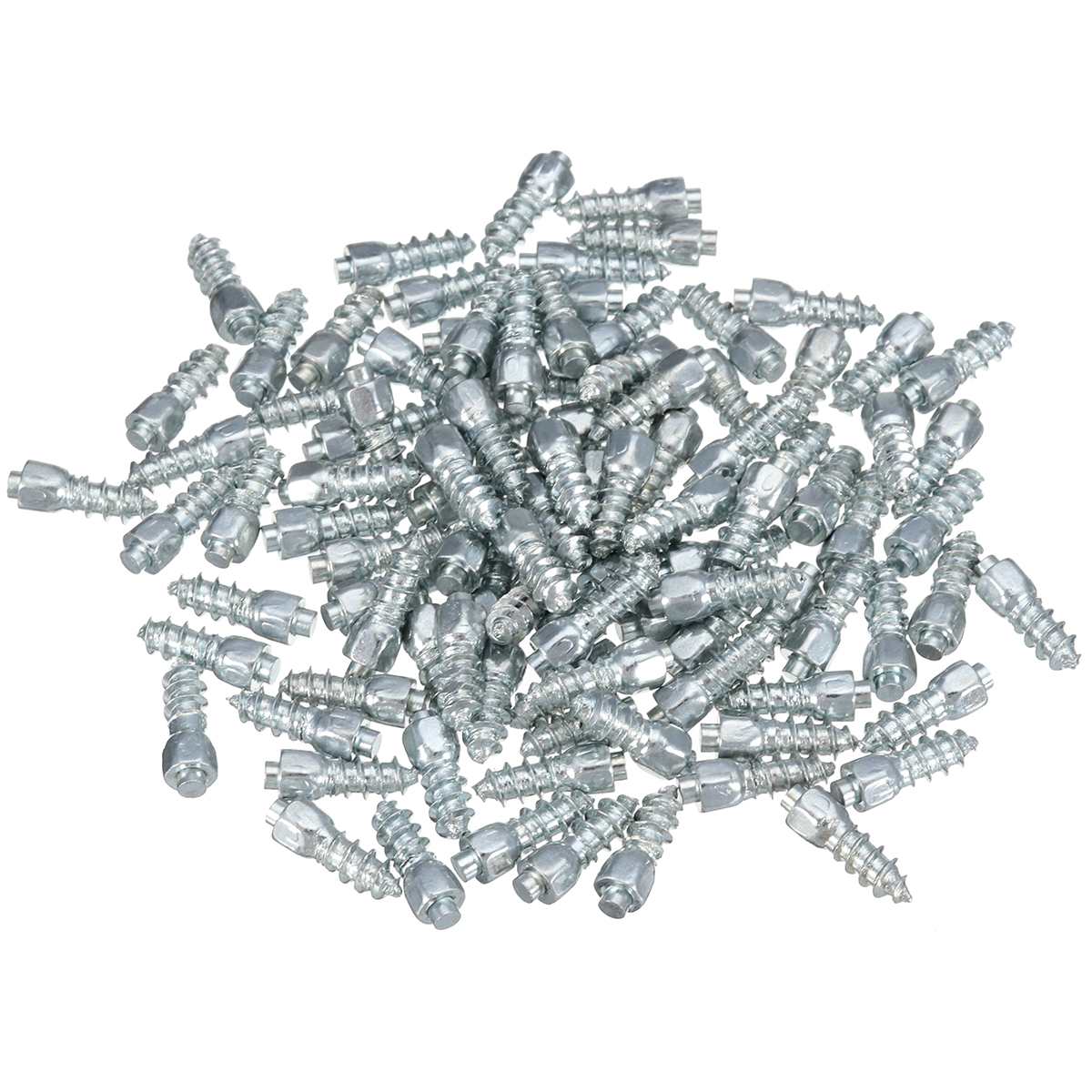 100Pcs 12 mm Carbide Screw Tire Studs Snow Spikes Anti-Slip Anti-ice Tire Stud Screws for Car/SUV/ATV/UTV