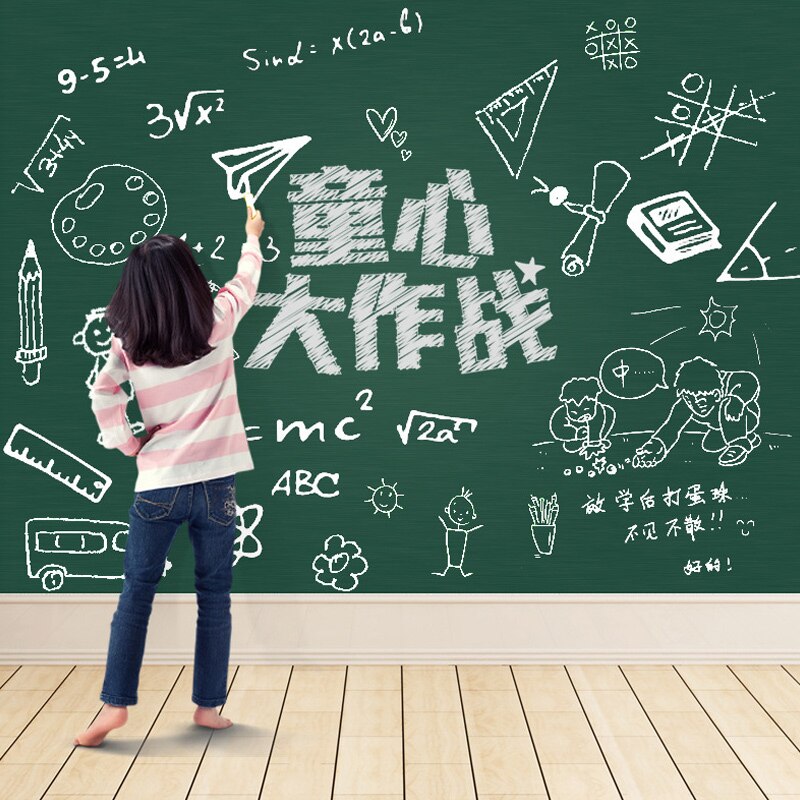 Erase Whiteboard Sticker Wall Decal Self-adhesive White Board Peel Stick Paper for School MDJ998
