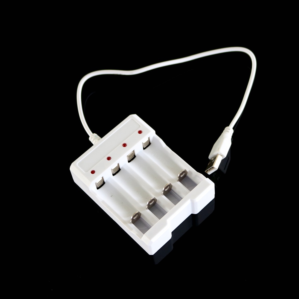 Zonnepaneel Outdoor Universal Battery Charger Dc 1A 1.2V 4 Slot Aa/Aaa Oplaadbare Batterij Oplader Adapter Usb plug