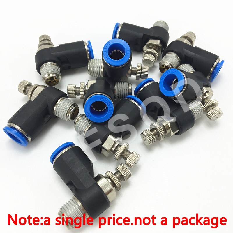 GRLA-1/8-QS-6-D GRLA-1/8-QS-8-D GRLA-1/8-QS-10-D GRLA-1/4-10-RS-D GRLA-3/8-8-RS-D FESTO One-way flow control valves connector