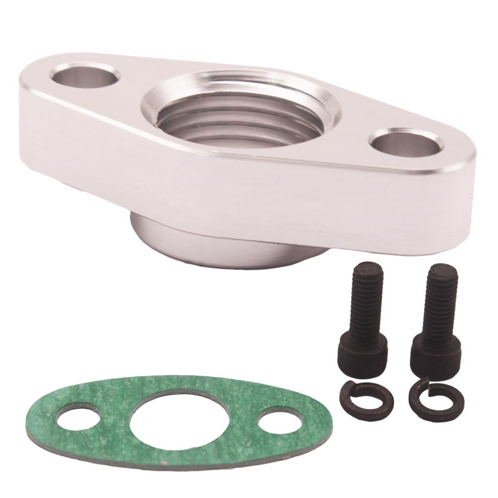 Turbo Öl Rückkehr Ablauf Flansch 38mm weibliche 1/2 NPT Für KKK K03 Garrett GT15 GT17