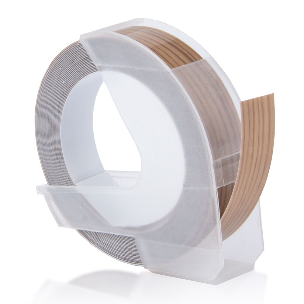 Topcolor kompatybilny Dymo 3D taśmy etykietowe tłoczenie etykiety dla Dymo drukarka do etykiet drukarka wstążka maszyna do etykietowania 1610 Motex E101: Wood