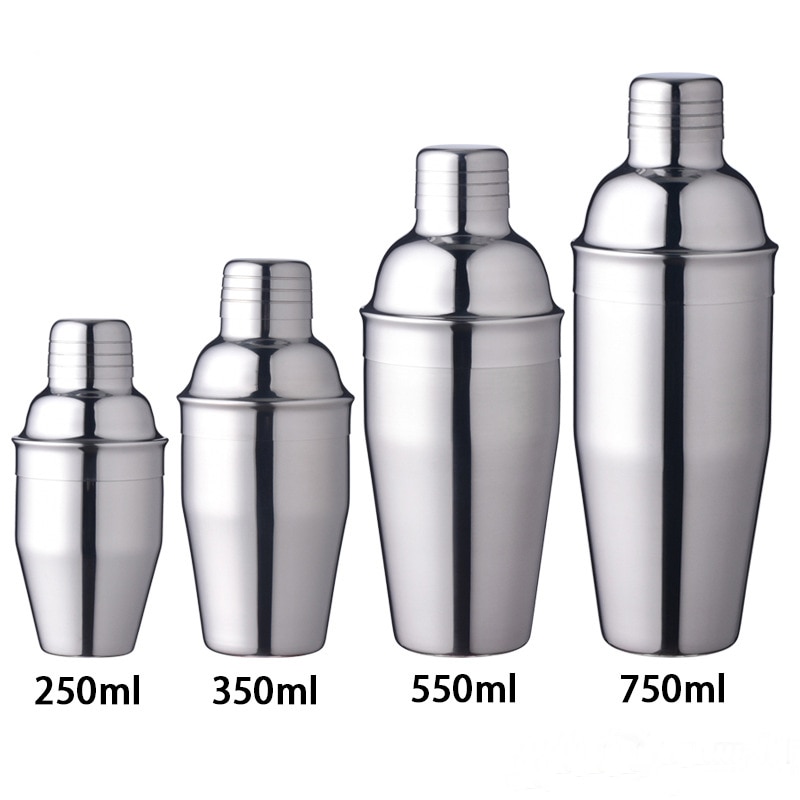 250/350/550/750 ml cocktail shaker mixer vin martini boston shaker for bartender drink party bar verktøy