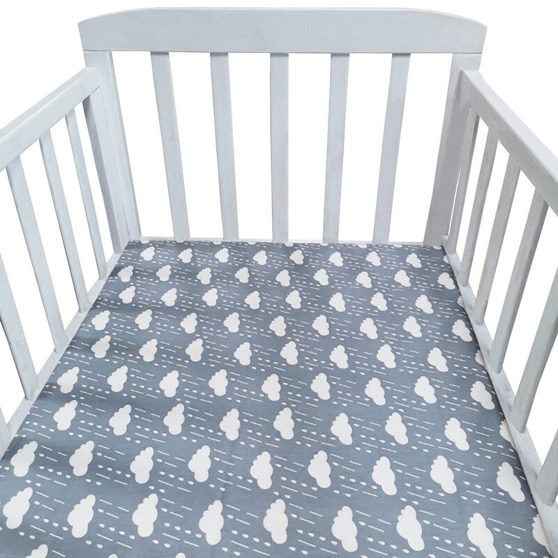 Vauvan pinnasänky lakanat patjan suojapäällinen 100%  puuvillasängyn lakanan suoja vauvan taaperoille pojille tytöille vuodevaatteet 110*65cm: No5