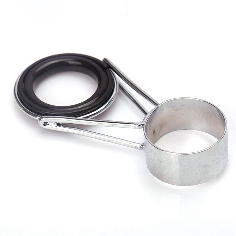 7Pcs Fishing Rod Guides Tip 7 Sizes Telescopic Tip Repair Kit Line Rings Eyes Set