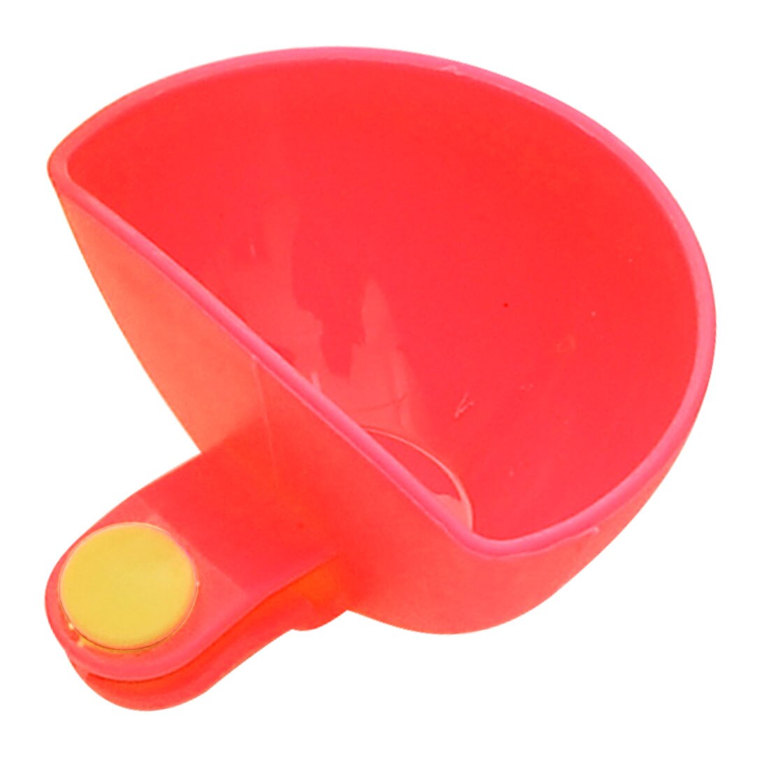 1Pc Kitchen Tool Dip Saucers Assorted Salad Sauce Ketchup Jam Dip Clip Cup Bowl for Tomato Salt Vinegar Sugar Flavor Splice: Red