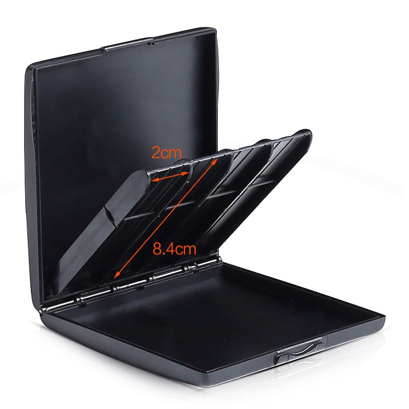 Custodia per ance Sax sassofono clarinetto ance per eroe custodia in ABS scatola di immagazzinaggio impermeabile resistente all'usura generale per 8 ance griglie Sax Alto