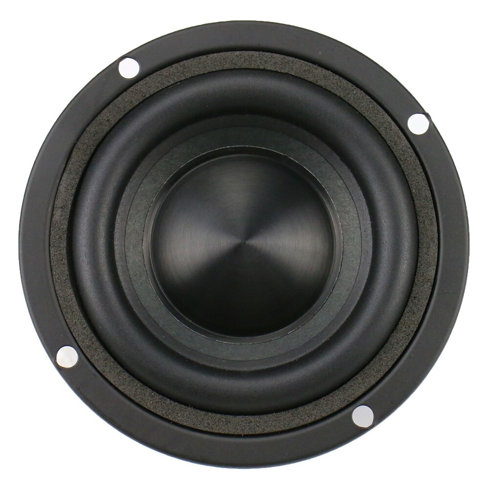 GHXAMP 2pcs 3 inch Woofer Speaker 8 ohm 25W Hifi Subwoofer Loudspeaekr Home Theatre Alumina Ceramic Rubber Edge