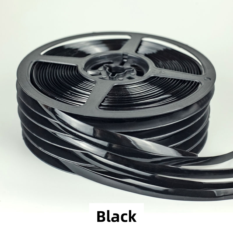 Self-Adhesive Ceramic Tile Gap Tape Kitchen Bathroom Waterproof Mildewproof Stickers Beautiful Seam Tapes sparkle Decor Strip: black