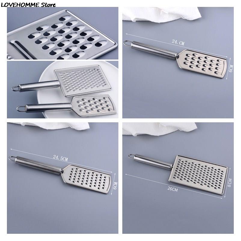 1Pcs 5 Sizes Cheese Grater Multi-purpose Stainless Steel Sharp Stainless Steel Vegetable And Fruit Cheese Planer Kitchen Tool