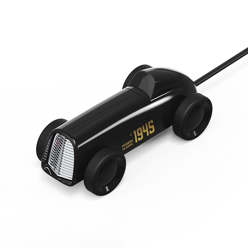 Divisor de cubo para coche Xiaomi Bcase, Vintage USB 2,0, adaptador expansor USB para teléfono/U Disk/ratón inalámbrico/carga USB: Black