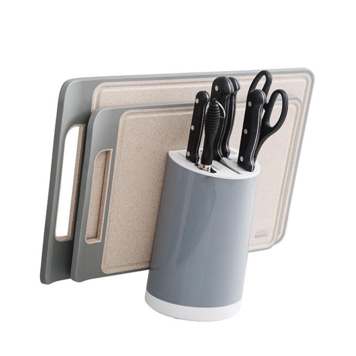 Multifunctionele messenhouder keuken messenblok houder toren plank afdruiprek doos messen vork organizer messenhouder