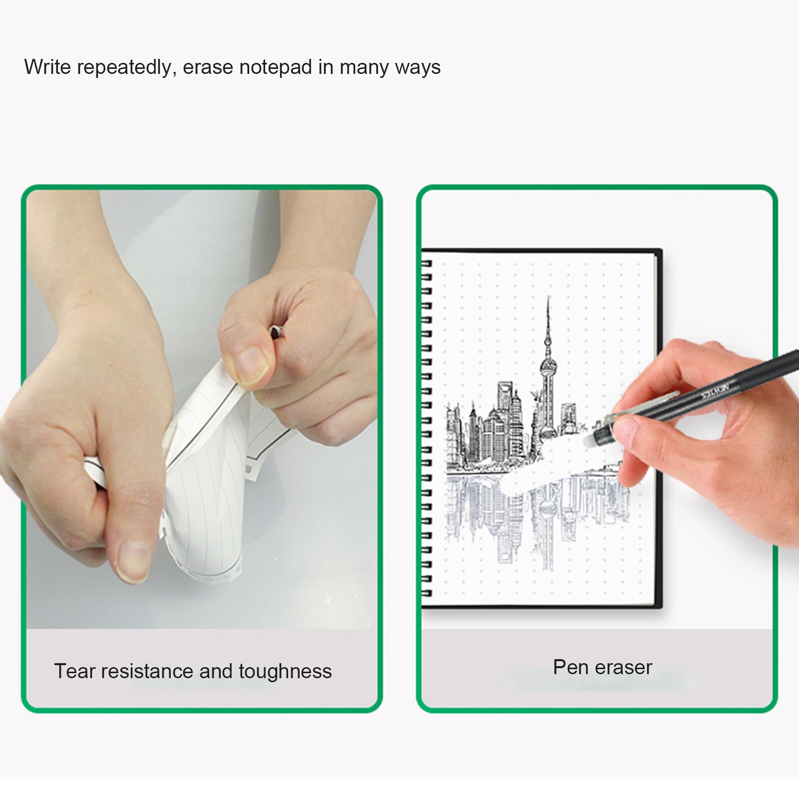 Smart Herbruikbare Uitwisbare Spiraal A5 Notebook Papier Notepad Pocketbook Dagboek Journal Kantoor School Tekening