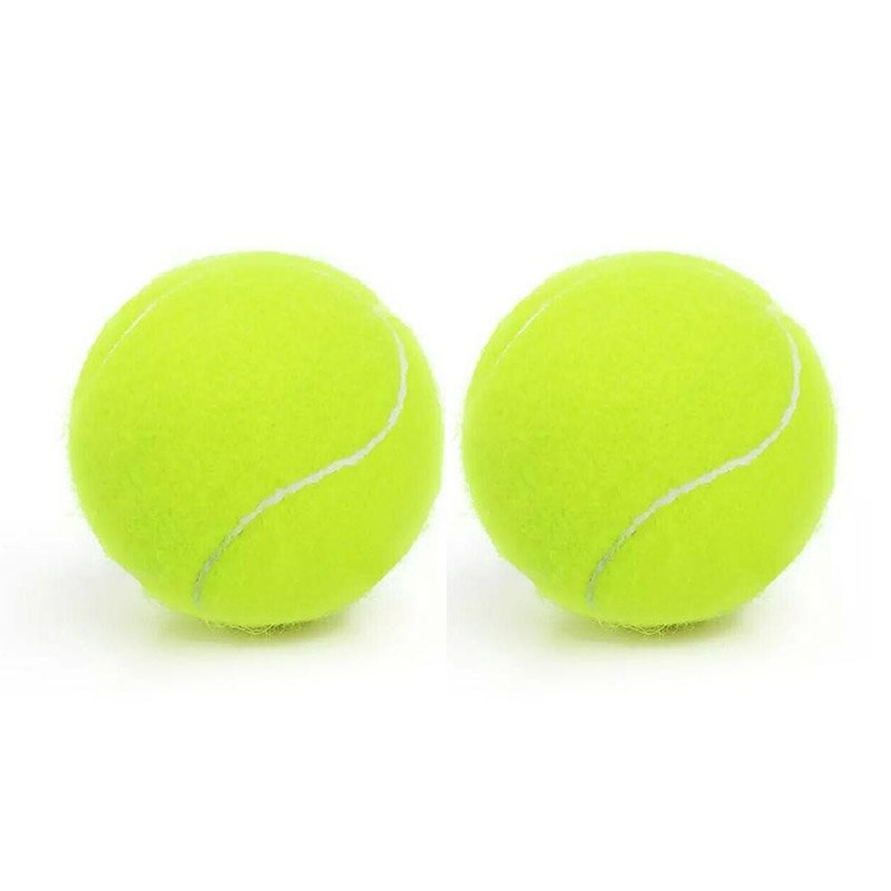Palla da tennis professionale in gomma ammortizzatore alta elasticità palla da allenamento durevole sport palla da rimbalzo auto-studio con filo: 2 pezzo