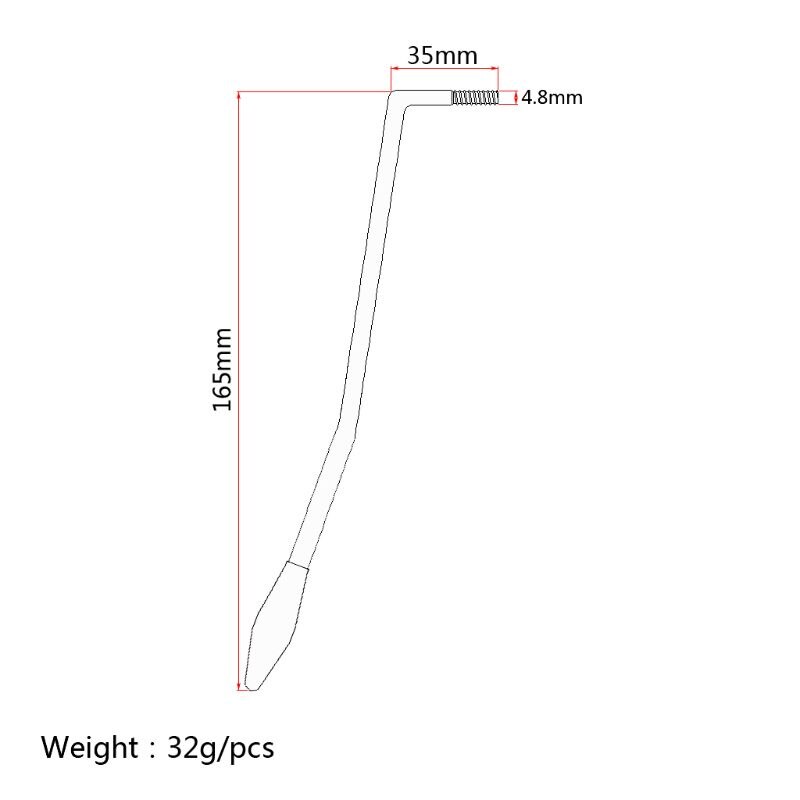 Brazo De Trémolo De 6 Mm Whammy Bar Vibrato Brazo Para Guitarra