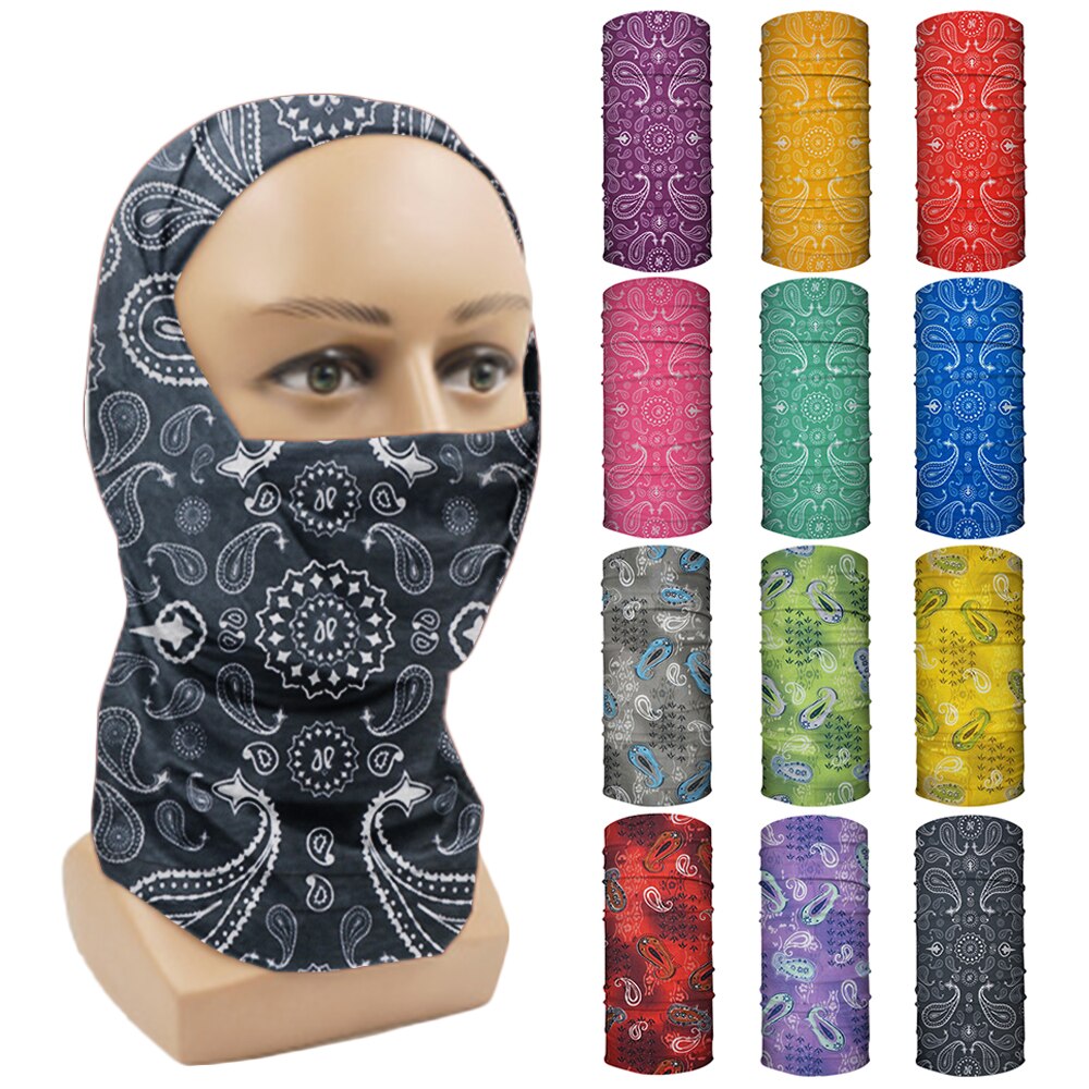 Winter Printed Neck Scarf Women Warm Soft Bandana Autumn Face Mask Bufanda Outdoor Lady Brand Ring Scarves