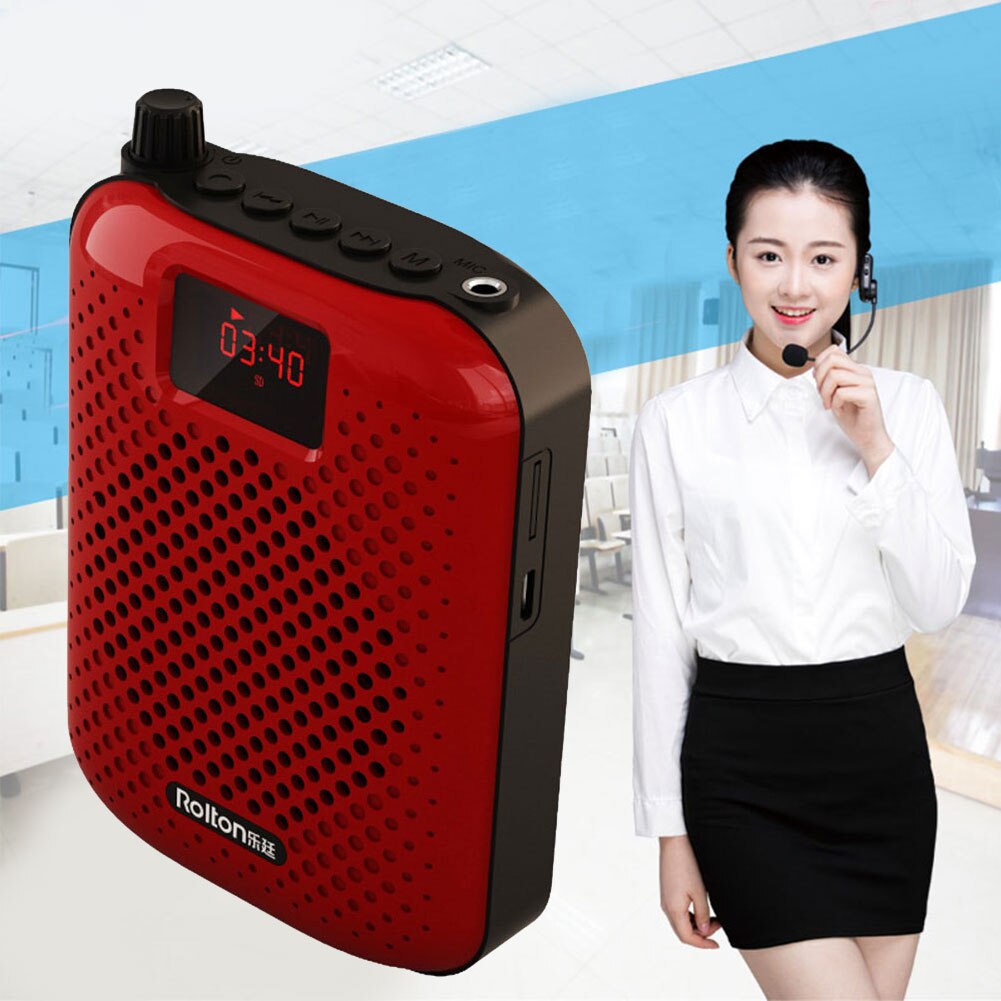 Guide Microphone Durable Teaching Wired Practical Easy Operate USB Charging Bluetooth Loudspeaker Portable Voice Amplifier