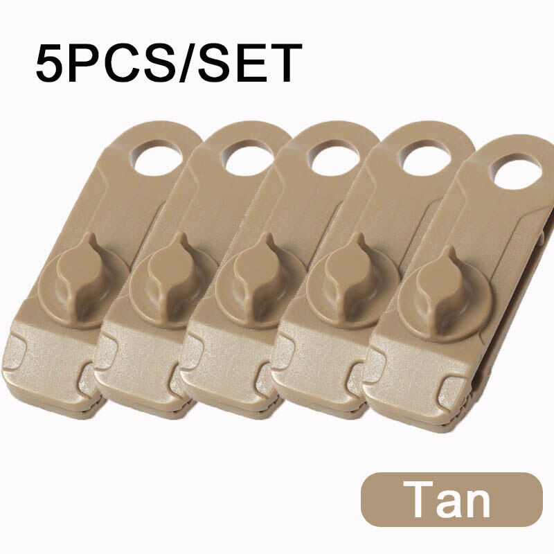 7 kolorów wielofunkcyjny przenośny namiot kemping baldachim wiązanie plandeki z śruba motylkowa markizy zaciski liny płachta kempingowa klipy: dębnik-2