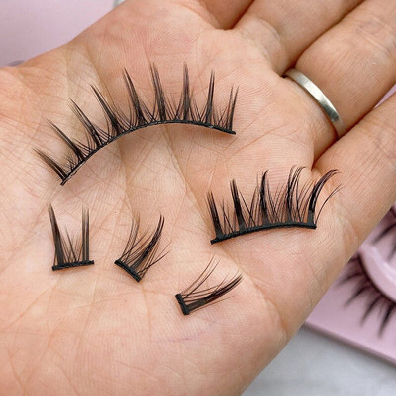 Pestañas postizas japonesas de fantasía, Cosplay del diablo pequeño, extensión de pestañas, maquillaje diario, 5 pares