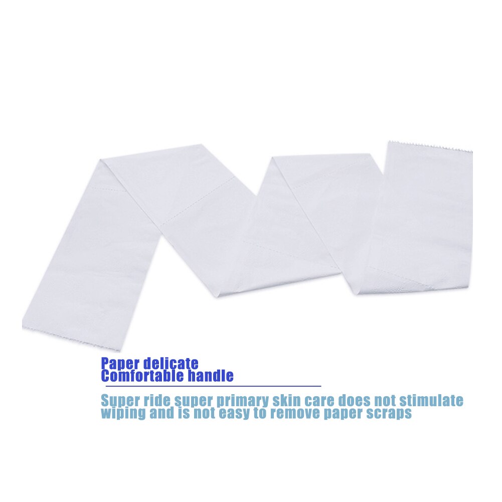 1 Roll 4-ply Paper Tissue Toilet Roll Paper Public Hotel Commercial Use QP2