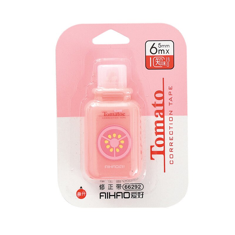 1Pc Cartoon Kawaii Bottle Correction Tape for Kids Stationery School Correction Materials Escolar Supplies Utiles Escolares