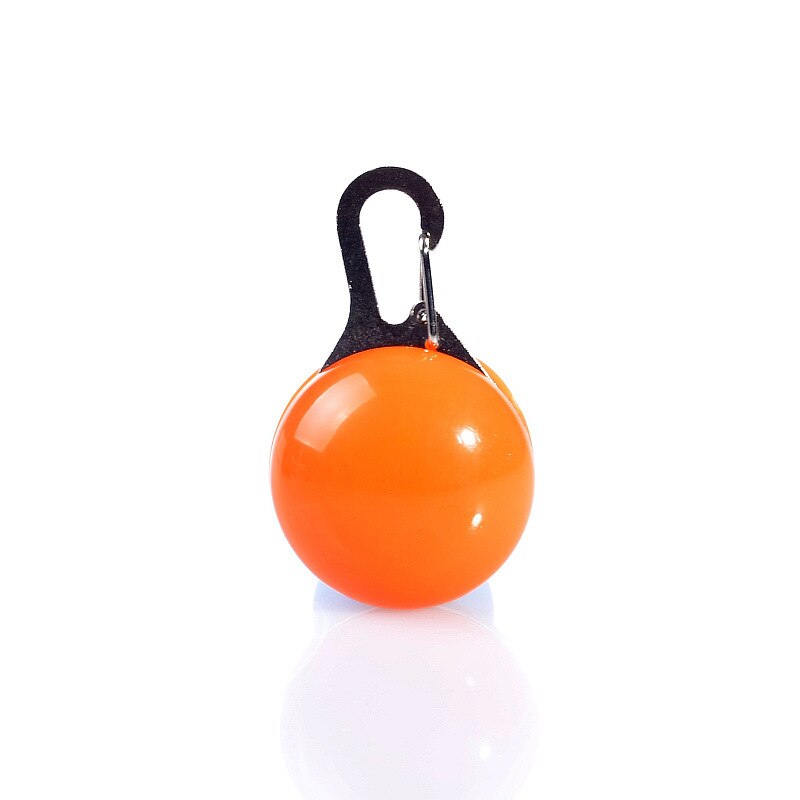 Collar con colgante LED para mascotas, luz nocturna, luminoso de seguridad, suministros para mascotas, accesorios para perros, 1 Uds.: Naranja