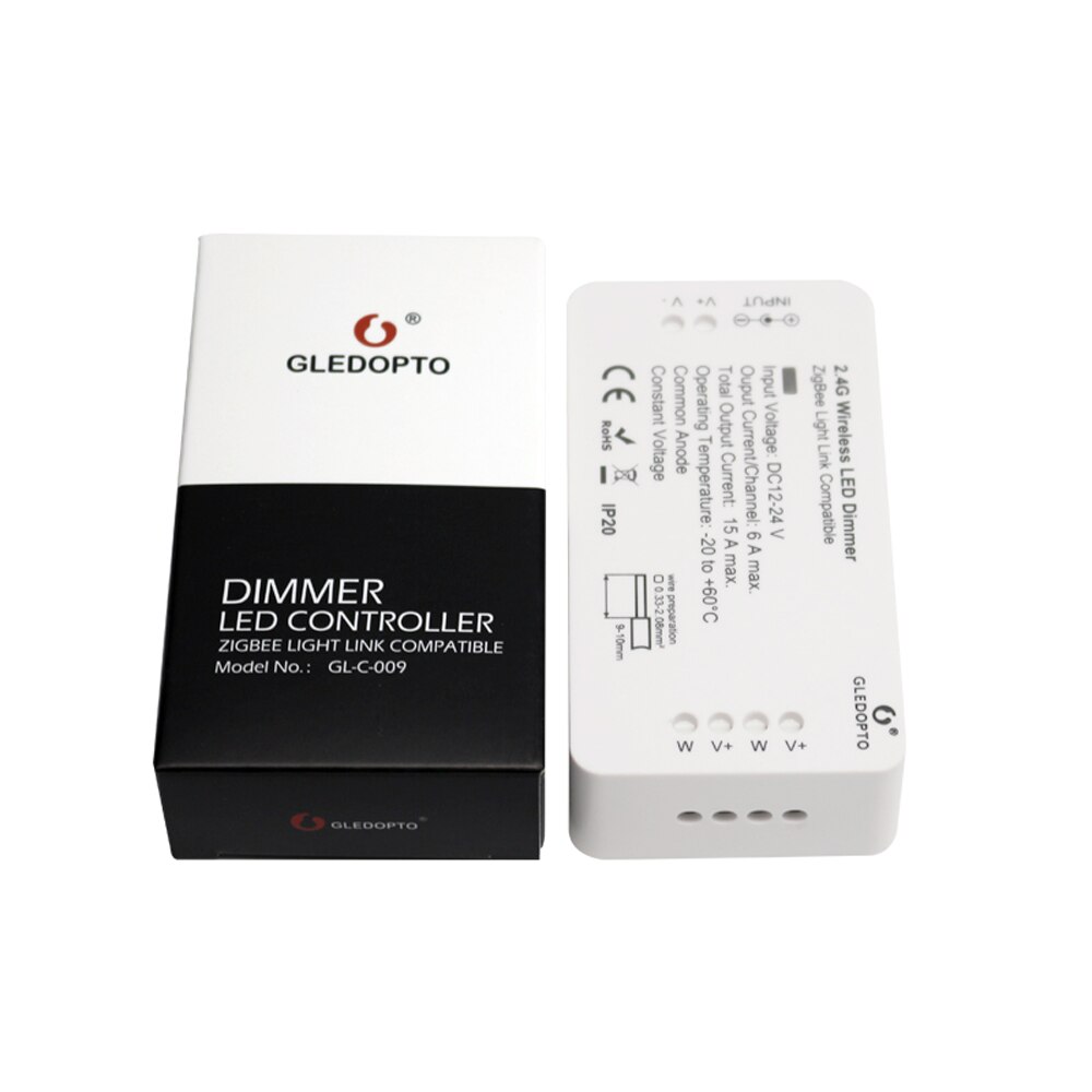 Zigbee led-himmennin  dc 12v 24v 360w älysovellus ohjausvalonauhan jännitteensäädin valohimmennin led-nauhan tehosäätimelle