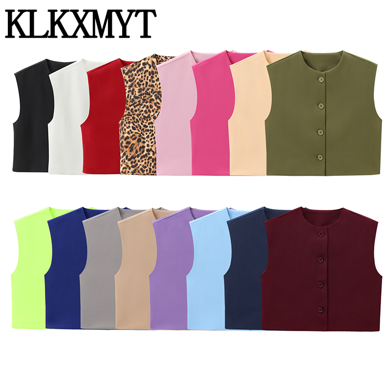 Chaleco Vintage sin mangas para mujer, chalecos holgados a la , abrigo sin mangas para mujer, prendas de vestir exteriores informales para mujer, ropa de calle básica, Tops