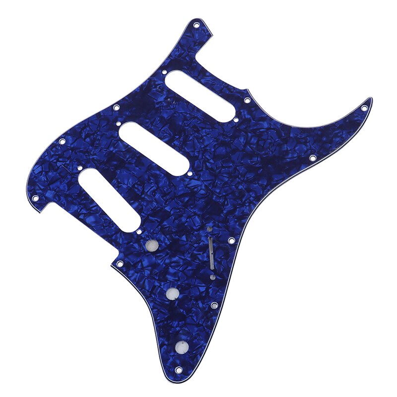 1Pc guitare Pickguard guitare électrique Pickguard plaque à gratter pour Strat Stratocaster noir Instruments & équipement