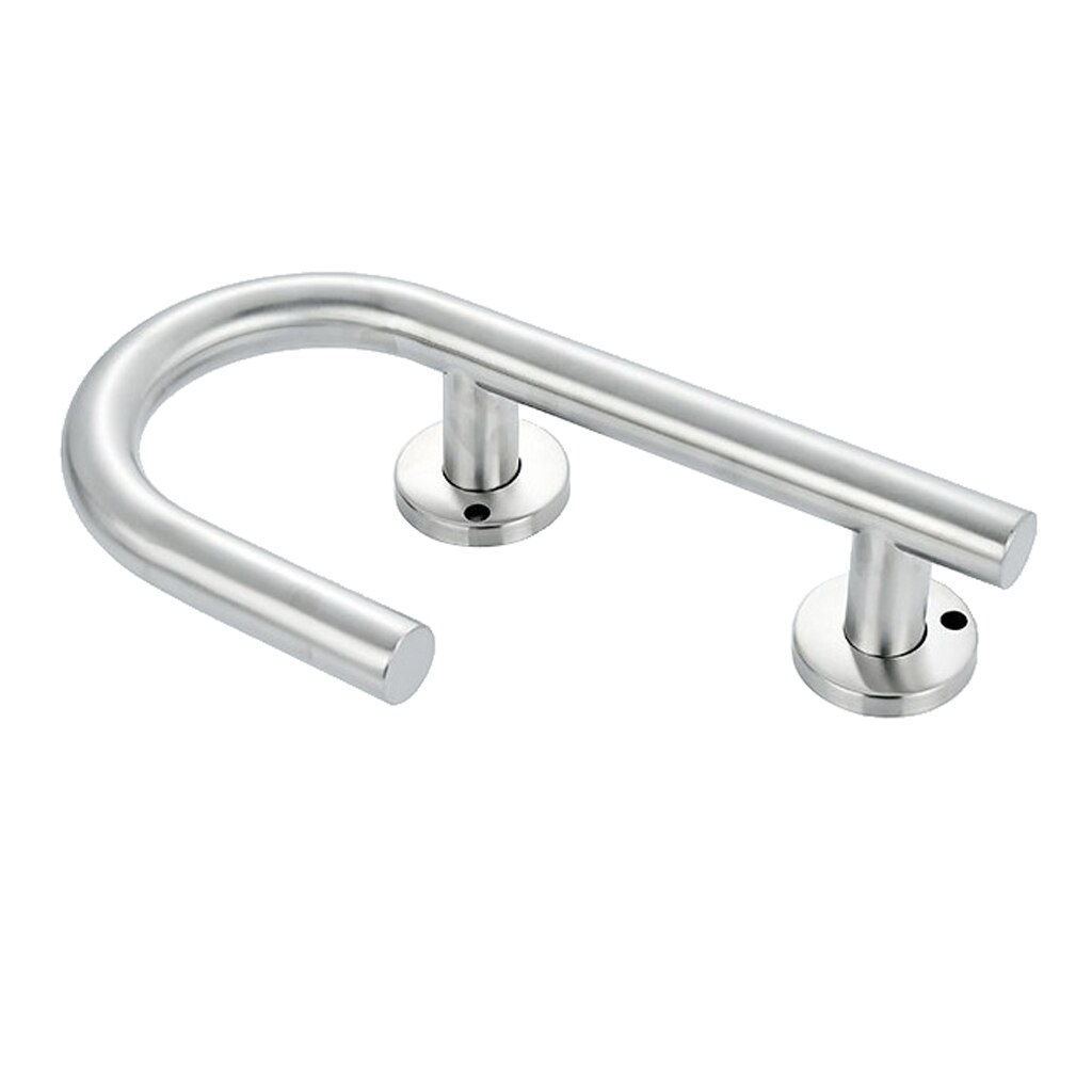 Safety Stainless Steel Rail Handle Bathroom Toilet Paper Holder with Grab Bar