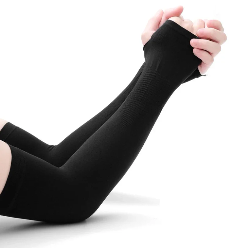 Guantes hasta el codo para mujer, guantes largos sin dedos, manoplas para codo, guantes sin dedos, mangas para brazo y muñeca, accesorios de verano, 2025