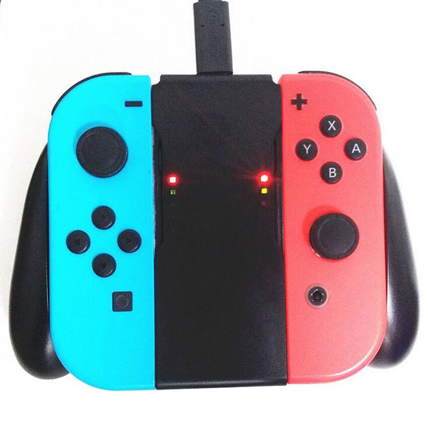 For Nintend Switch Battery Rechargeable Grip Handle Charging Station For N-Switch Joy-Con Controllers Battery