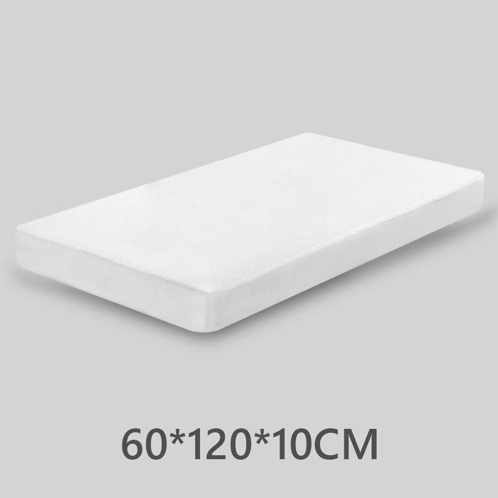 Blødt vandtæt sengetøj monteret madras pad beskytter cover ark topper med bånd seng enkelt dobbelt king size pad coverd: 60 x 120 x 10cm