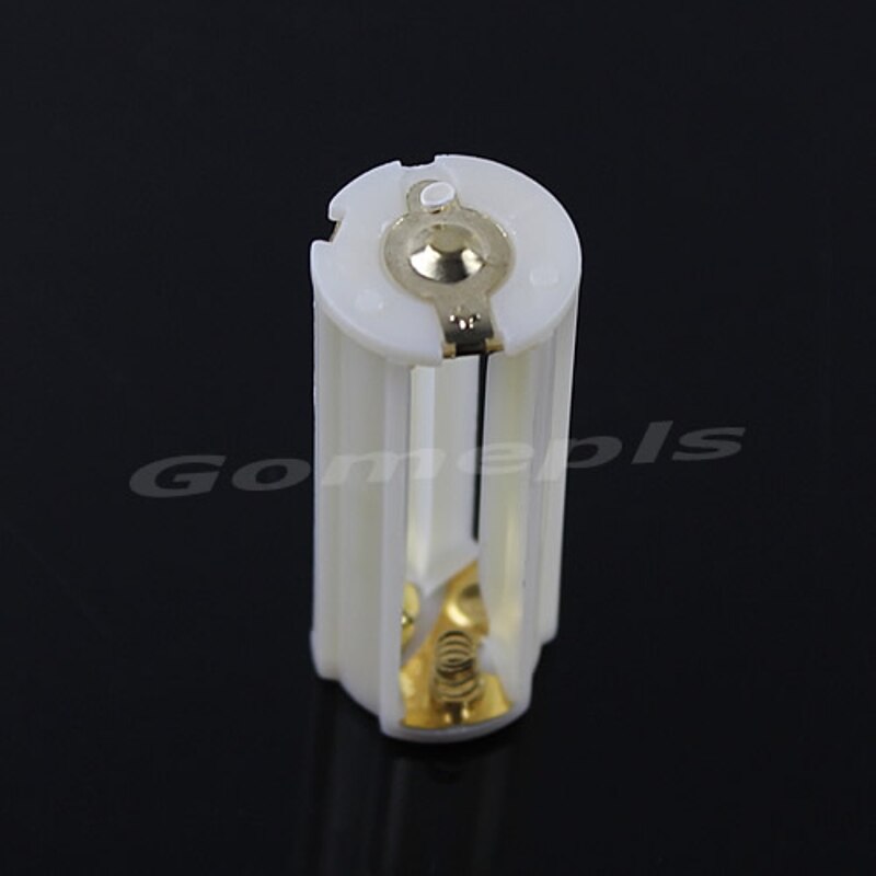 6 stück kunststoff-batteriehalterbox für 3 aaa  lr03 batterien für taschenlampen