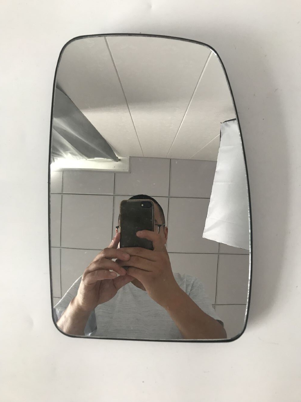 Right side / wing mirror glass for Renault Master