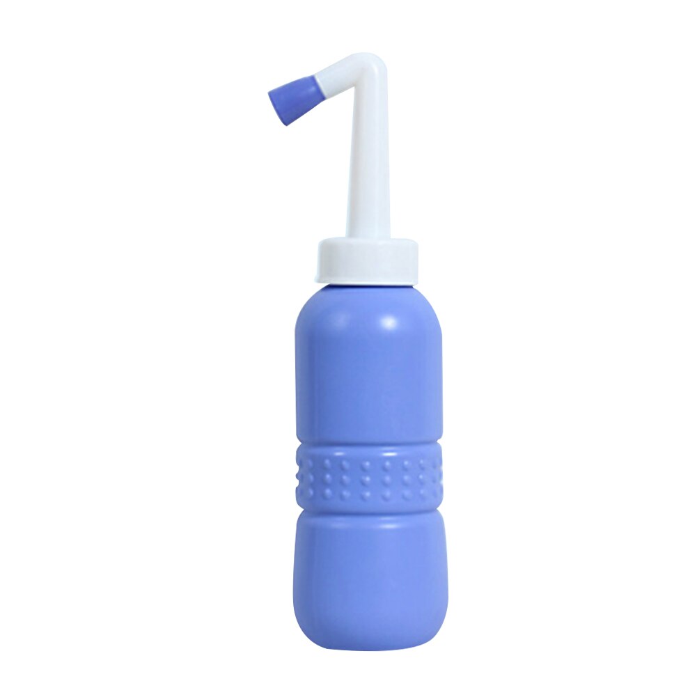 Tackle eva bidee hygienia travel 450ml henkilökohtainen puhdistusaine wc pesuistuin kädessä pidettävä pullo kannettava suihkutin: Sininen