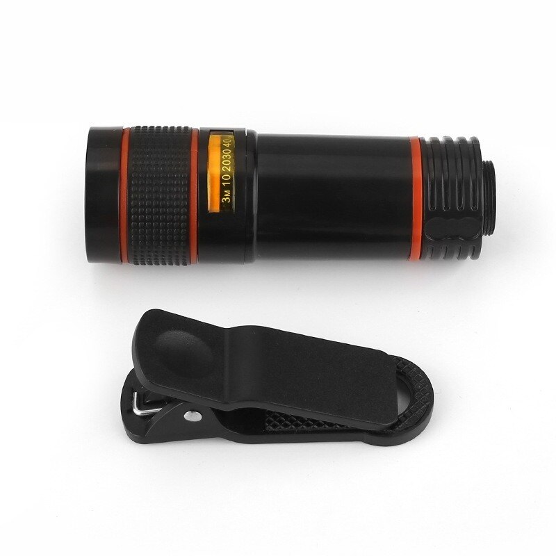 Mobile Phone Lens General Mobile Phone Long Focus Telescope Lens HD Photography 12 Times Zoom Focus External