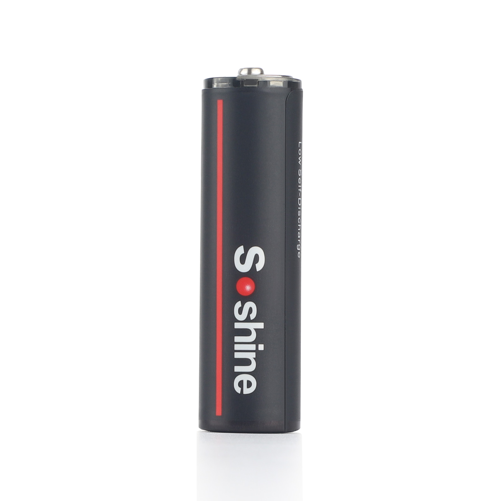 Soshine 2600 mWh USB wiederaufladbare Lithium-Batterien 1,5 V AA Li-Ion-Batterie 1200-facher Zyklus für Uhren, Fernbedienungskameras, Taschenlampe