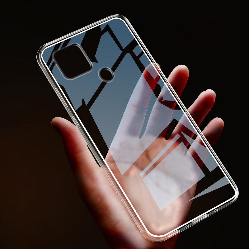 Coque arrière en TPU souple pour Realme, compatible modèles C11, C12, C15, C17, C20, C20A, C21, C21Y, C25, C25Y, Y