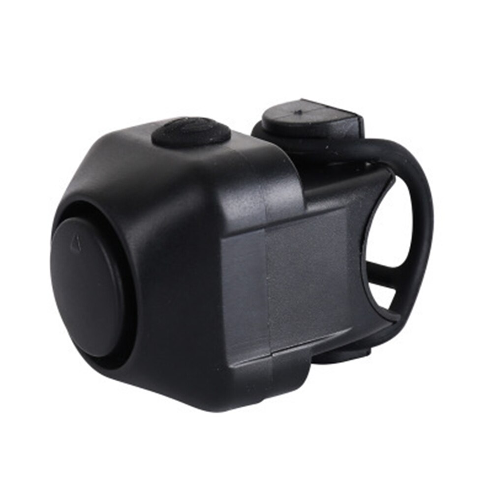 Sonnette électrique pour vélo, sirène de Police, klaxon électronique fort 130 db, avertissement, anneau d'alarme pour guidon de vélo, accessoires de cyclisme: Black