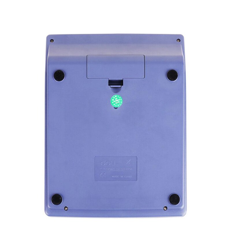 Deli Effective financial accounting calculator solar large buttons Multifunctional portable business office 1654