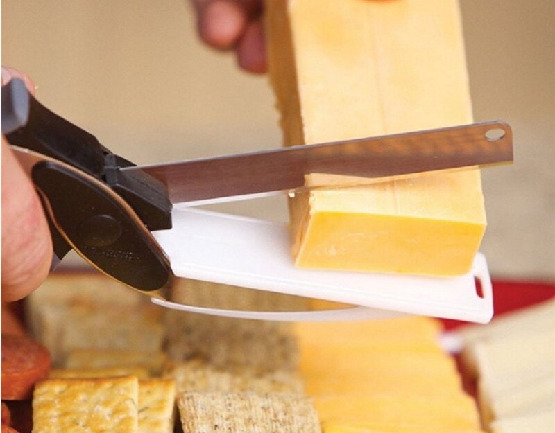 Edelstahl Multifunktions Küche Gemüse Fleisch Brot Schere Schneidemaschine Zerhacker Cutter