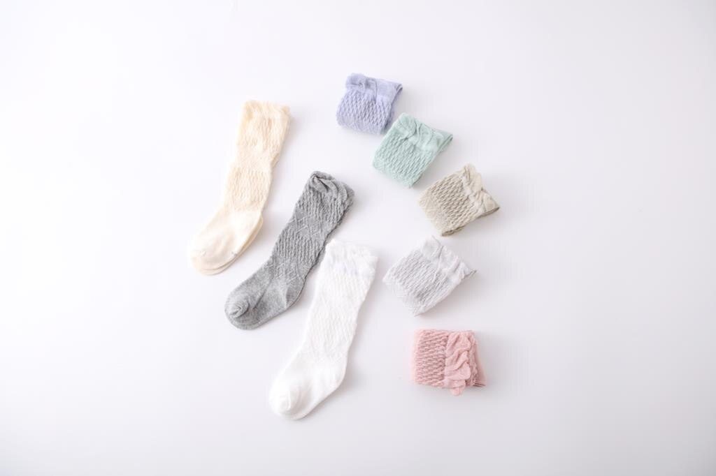 Peuter Infant Mesh Ultra-Dunne Transparante Baby Knie Sokken Zomer Dunne Over Knie Hoge Mosquito Sokken Jongens Meisjes Kind kousen