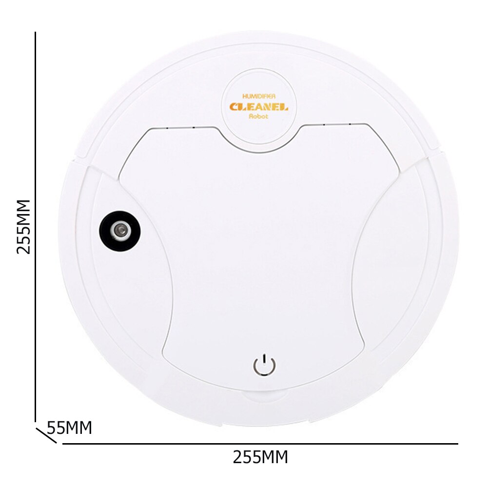 Aspirapolvere Robot pulizia carica USB pulizia automatica a secco pavimento umido spazzatrice intelligente spazzare spazzare spazzare strumento di aspirazione: White F