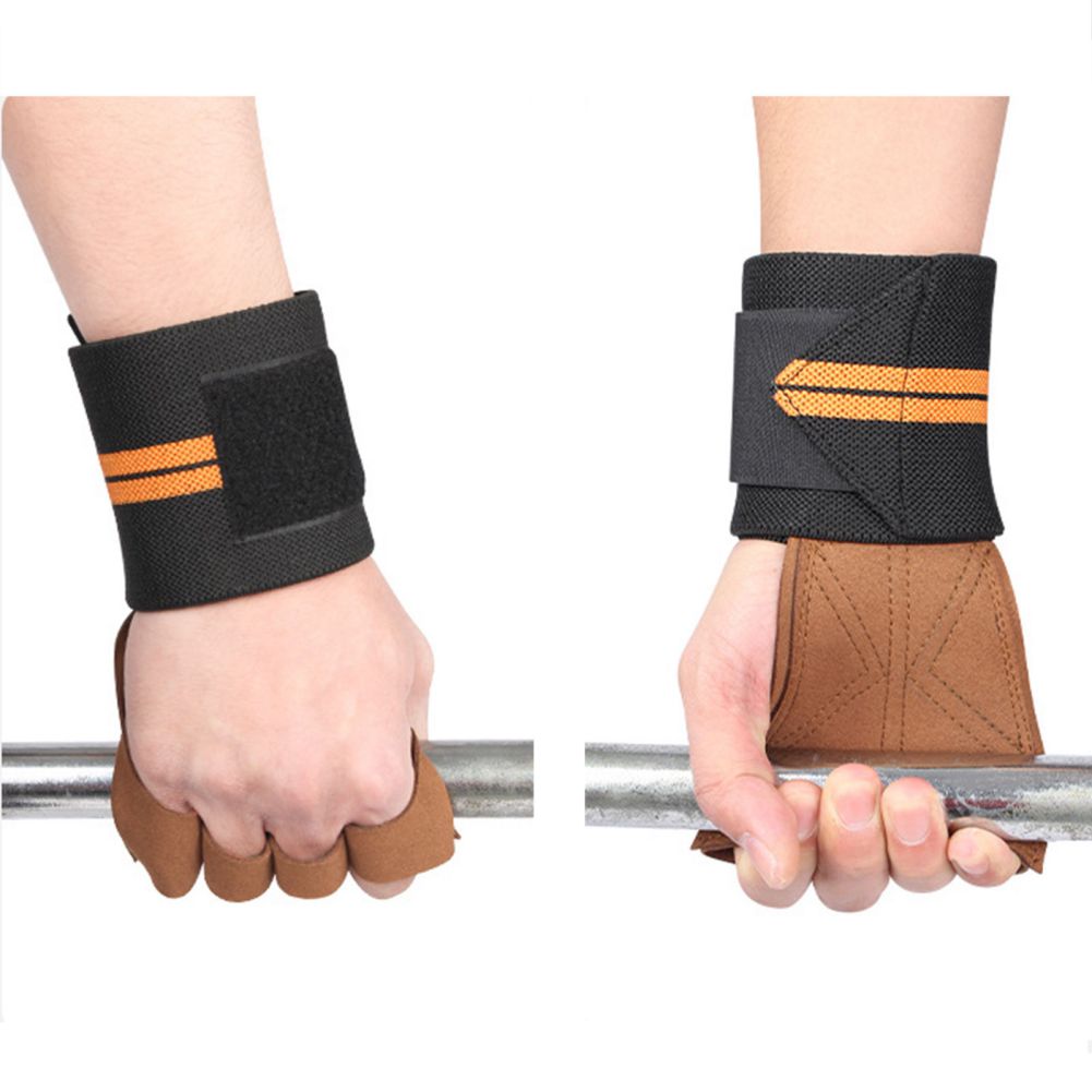 Gants d'entraînement d'haltérophilie pour hommes et femmes, 1 paire, pour le Fitness, le sport, la musculation, la protection de la paume des mains
