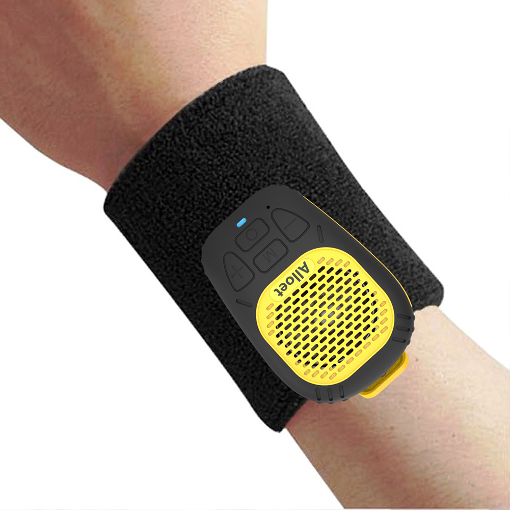 Bærbar bluetooth 5.3- højttaler magnetisk clip-on trådløs højttaler vandtæt bærbar lyd med rem til håndfri musik/opkald