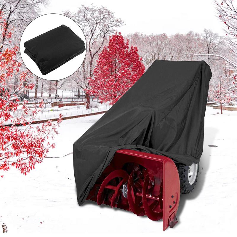 Cubierta de lanzador de nieve palas a prueba de polvo cubierta de lluvia Protector duradero para 210D cubierta de lanzador de nieve para herramientas de limpieza del hogar